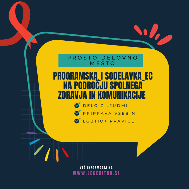 Read more about the article Razpis za delovno mesto – Programska_i sodelavka_ec na področju spolnega zdravja in komunikacije