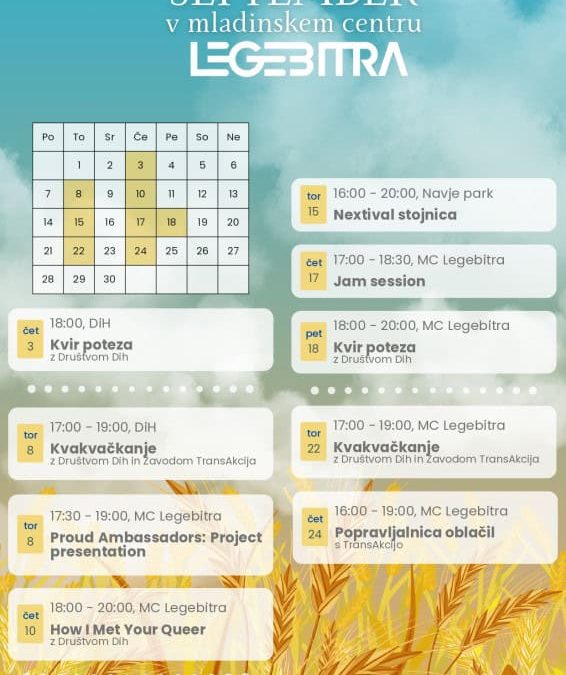 September v mladinskem centru